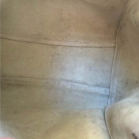 Mulberry iris beige gold top handle 2 way Purse handbag satchel - Picture 14 of 15